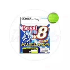 Owner Broad PE Kizuna X8 Braid 275m Super Chartreuse