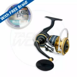 Daiwa Saltiga 20 Spinning Reel 18000-P With FREE Braid